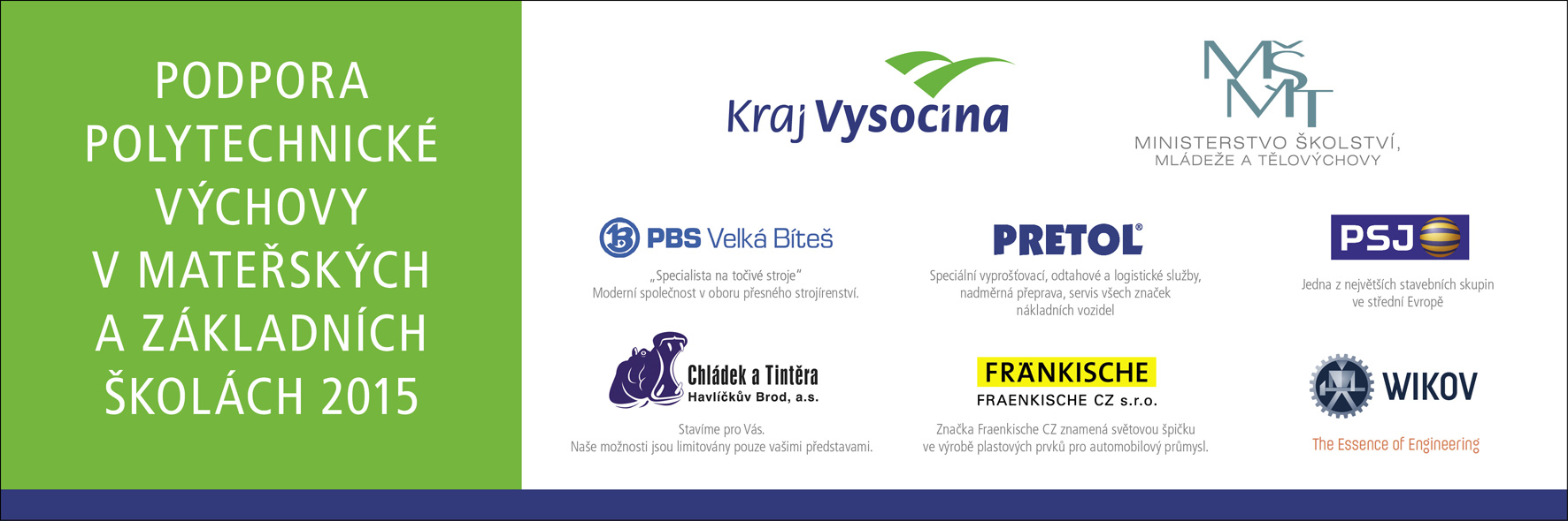 banner sponzora školy